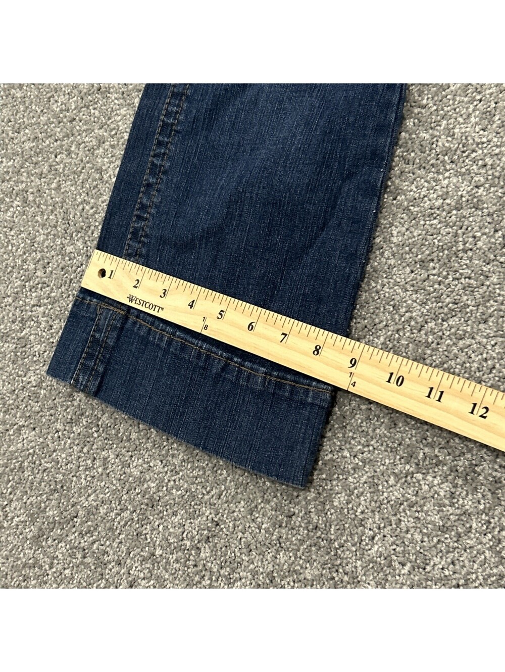 D-Fuz Y2K Bootcut Distressed Jeans Women’s New With Tags - Picture 2 of 10